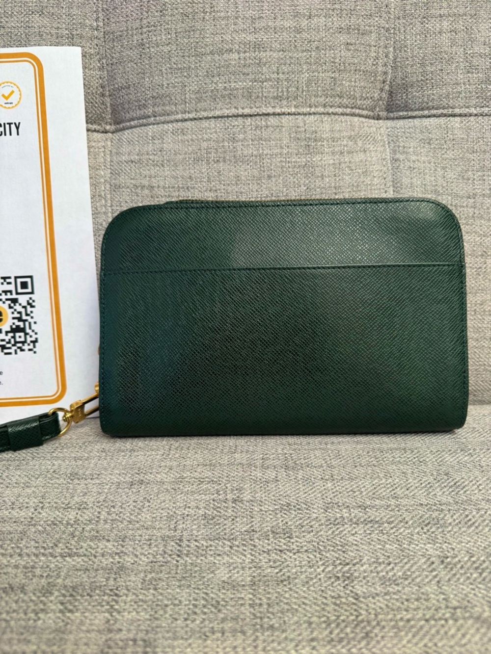 ❌SOLD❌Louis Vuitton Taiga Baikal Pochette Clutch | Epicea Green ✨ - Picture 6 of 17